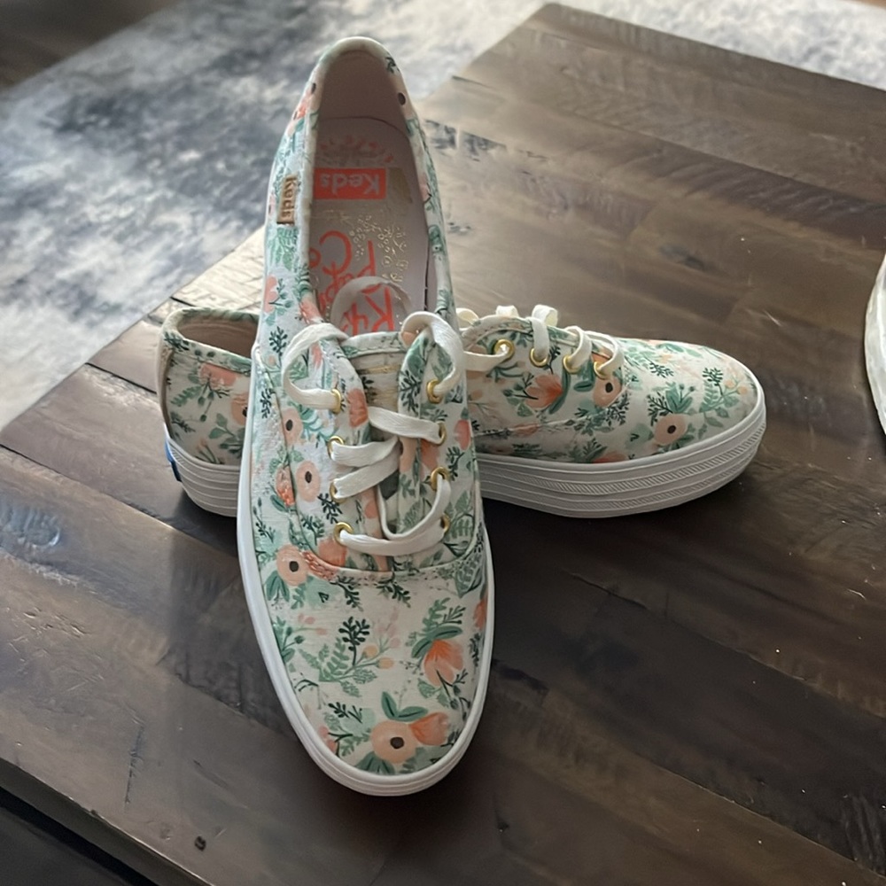 Floral Rifle Paper Co Platform Keds